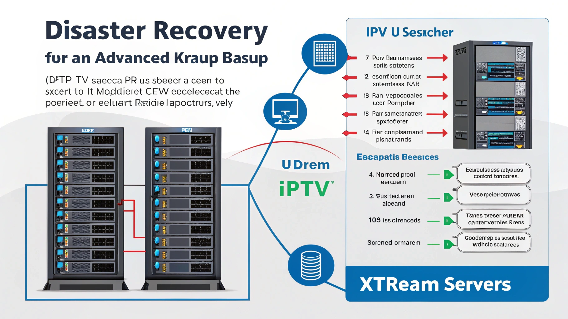 استمرارية أعمال IPTV دليل استعادة الكوارث والنسخ الاحتياطي المتقدم لسيرفرات Xtream UI