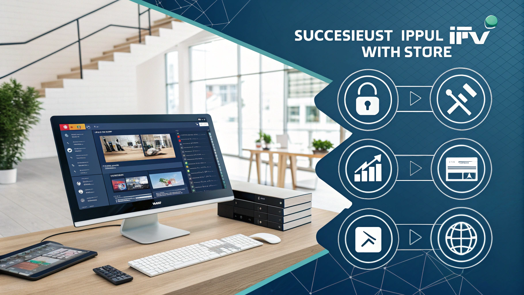 بناء متجر IPTV ناجح بخطوات بسيطة: دليل شامل مع Xtream UI 1 بناء متجر IPTV ناجح بخطوات بسيطة دليل شامل مع Xtream UI