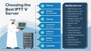 دليل شامل لاختيار أفضل سيرفر IPTV: الدقة، الثبات، والميزات الإضافية